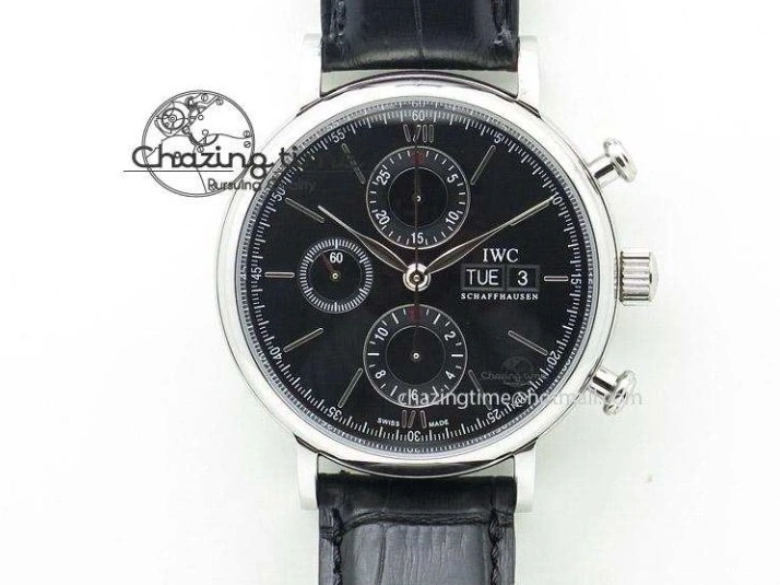 MIROTIME 0321 Youthful Pilot Chrono RG 3878 Gray Dial on Light Brown Leather Strap A 7394